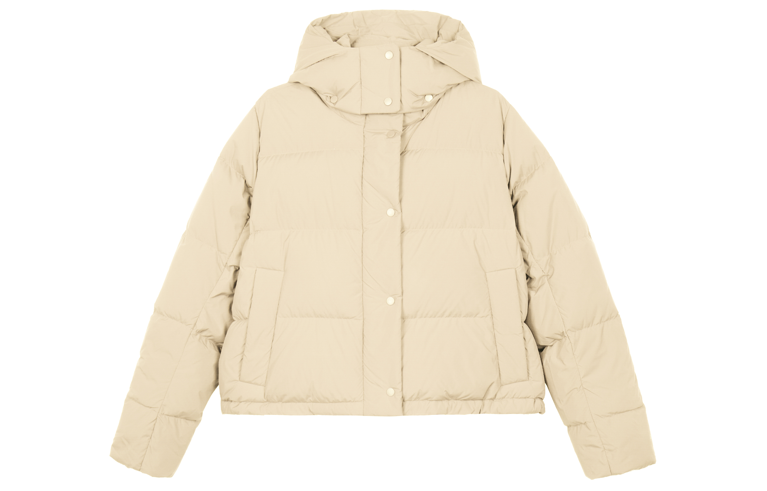 (Women) Lululemon Wunder Puff  Hooded Cropped Waterproof Down Jacket. LW4BTUS