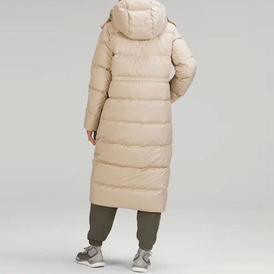 (Women) Lululemon Wunder Puff Long Hooded Quilted Down Jacket 600 Fill Power. LW4BWSS Details for (Women) Lululemon Wunder Puff Long Hooded Quilted Down Jacket 600 Fill Power. LW4BWSS