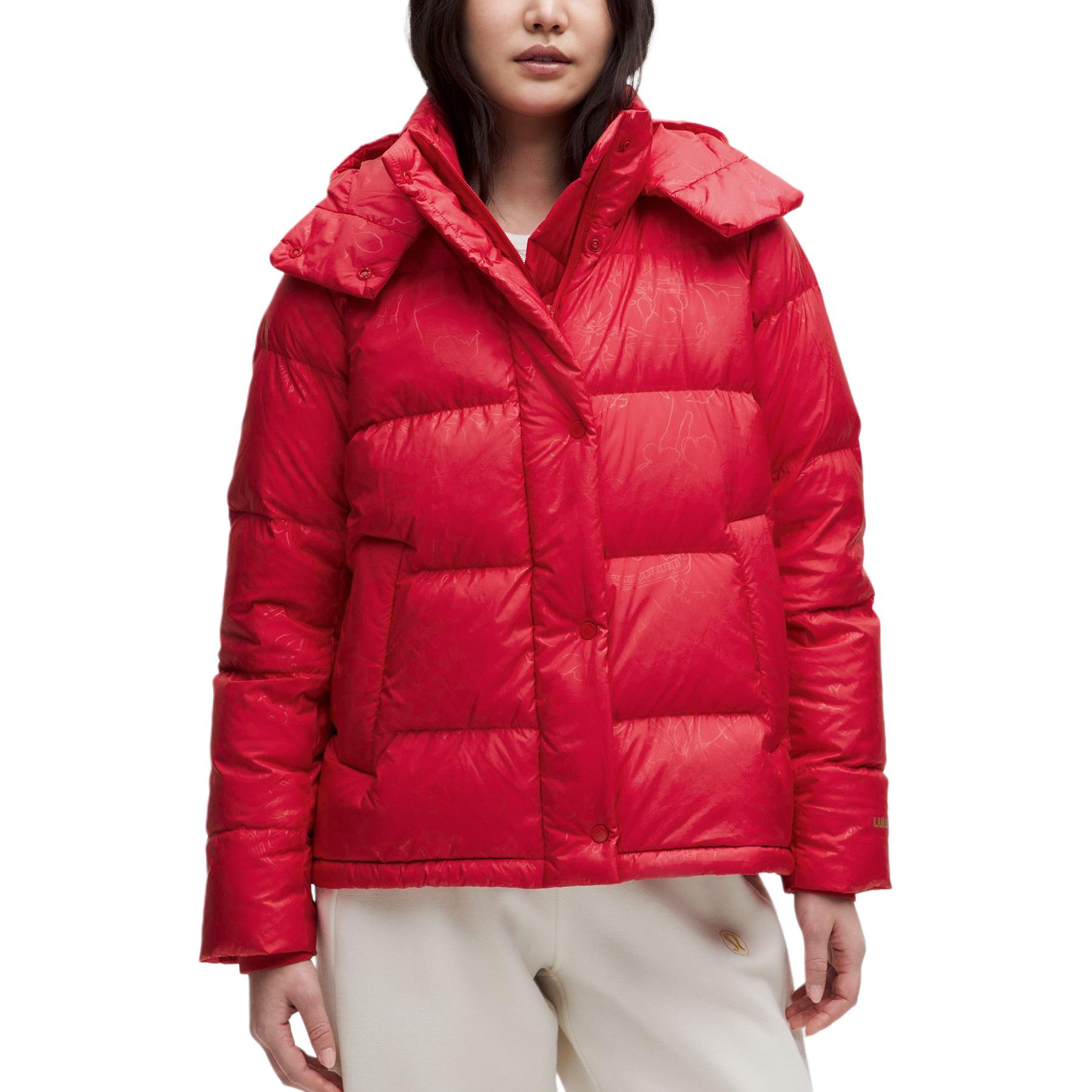 Order (W) Lululemon Wunder Puff Edición Año Nuevo Lunar Serpiente Chaqueta de Plumas 600FP. LW4CHMS