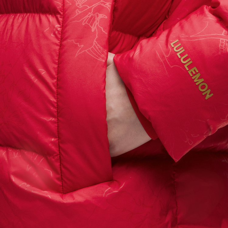 Purchase (W) Lululemon Wunder Puff Edición Año Nuevo Lunar Serpiente Chaqueta de Plumas 600FP. LW4CHMS