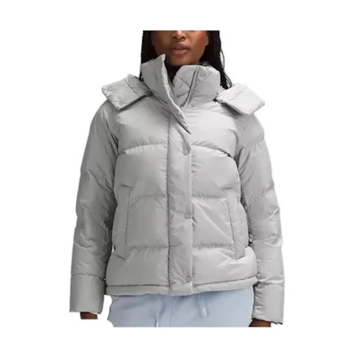 (Women) Lululemon Wunder Puff Down Jacket SoftMatte Loose Fit Hoodie LE4CACES