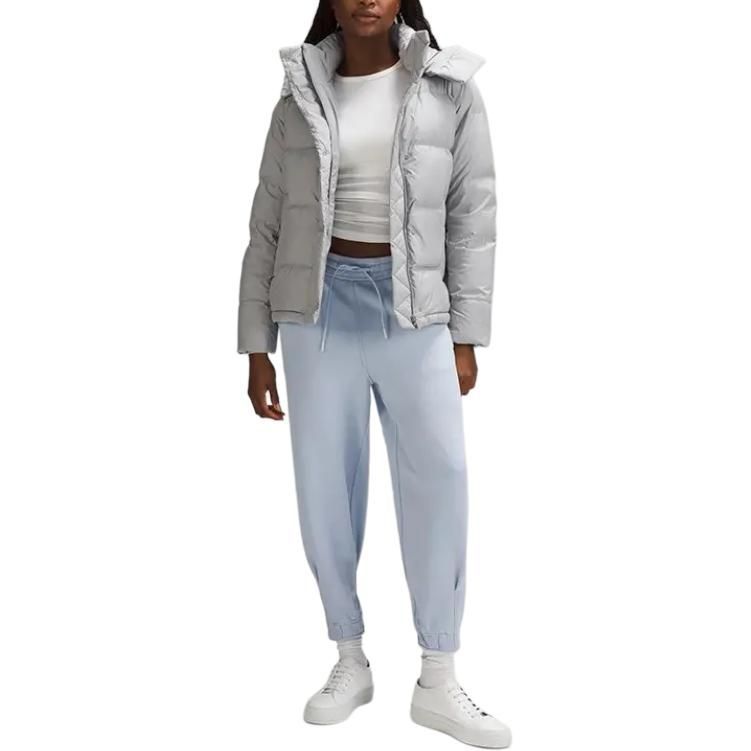 Sizing (Women) Lululemon Wunder Puff Down Jacket SoftMatte Loose Fit Hoodie LE4CACES