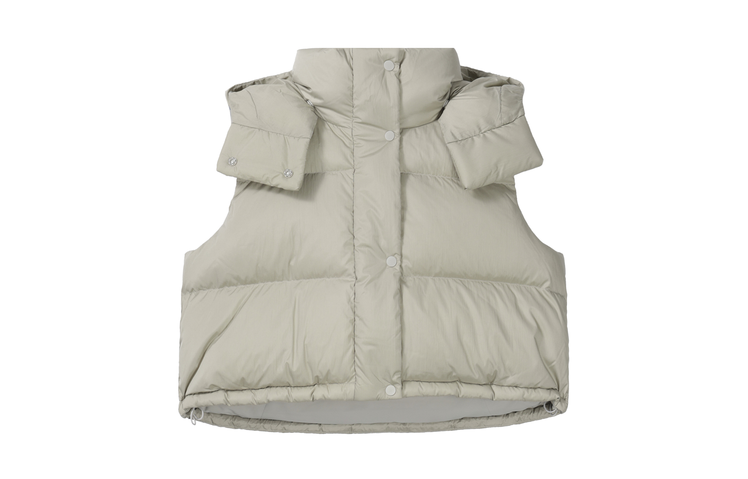 (Women) Lululemon Wunder Puff Super-Cropped Vest Down Hooded Jacket LW4CFIS