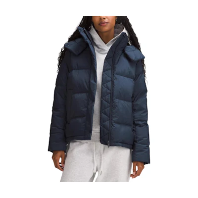 (Women) Lululemon Wunder Puff Water-Resistant Windproof Down Jacket LW4CACS-重复