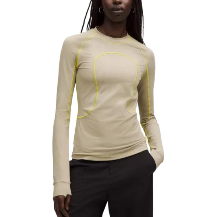 (Women) Lululemon x SLNSH Collab  Long-Sleeve Tee - Comfortable & Stylish SS25. LW3JJ8S