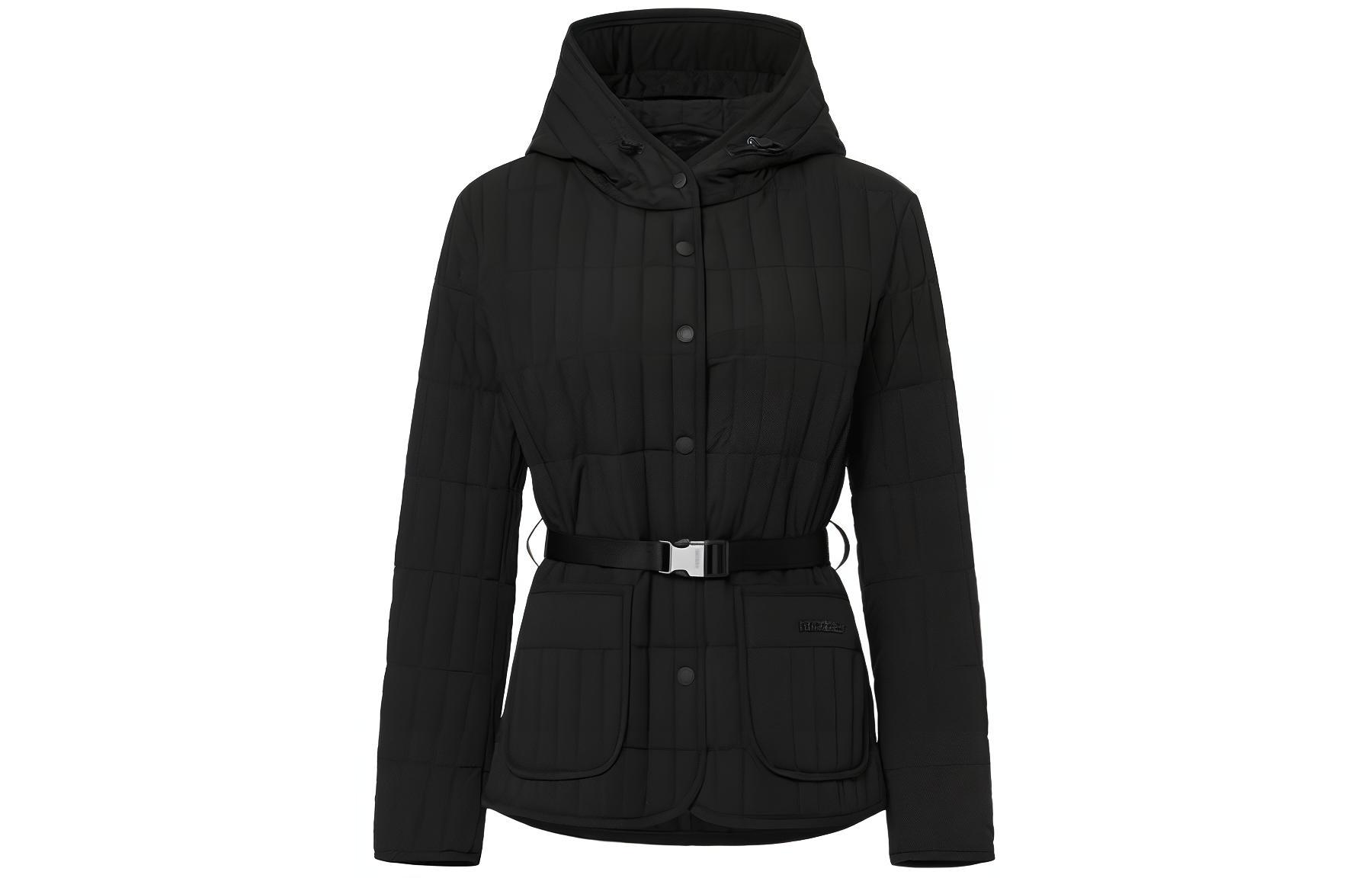 (Women) MACKAGE  Lightweight Hooded Down Jacket - Black 44346563985623