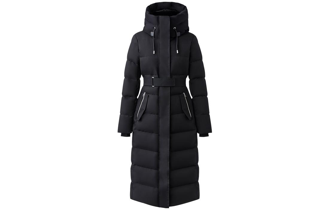(Women) MACKAGE  Long Belted Down Coat - Modern Winter Wear SHYLA