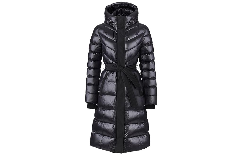 (Women) MACKAGE  Long Hooded Down Jacket in Solid Color CORALIA