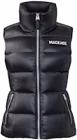 (Women) MACKAGE Chaya Lustrous Light Down Vest for Women - Black Sleeveless Zip-Up CHAYABLACK (Women) MACKAGE Chaya Lustrous Light Down Vest for Women - Black Sleeveless Zip-Up CHAYABLACK