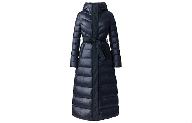 (W) MACKAGE FW19 CALINA Jaket Labuh Hitam Berkilat dengan Tali Pinggang CALINA-R-BLACK Buy (W) MACKAGE FW19 CALINA Jaket Labuh Hitam Berkilat dengan Tali Pinggang CALINA-R-BLACK