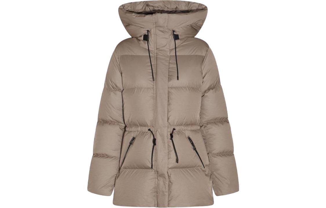 (Women) MACKAGE FW23 Freya Women’s Long Hooded Jacket Khaki FREYAC0257