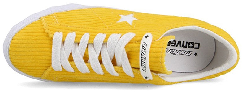 (W) MadeMe x Converse One Star Platform Suede Ox 'Kuning Vibrant' 561393C Shop (W) MadeMe x Converse One Star Platform Suede Ox 'Kuning Vibrant' 561393C
