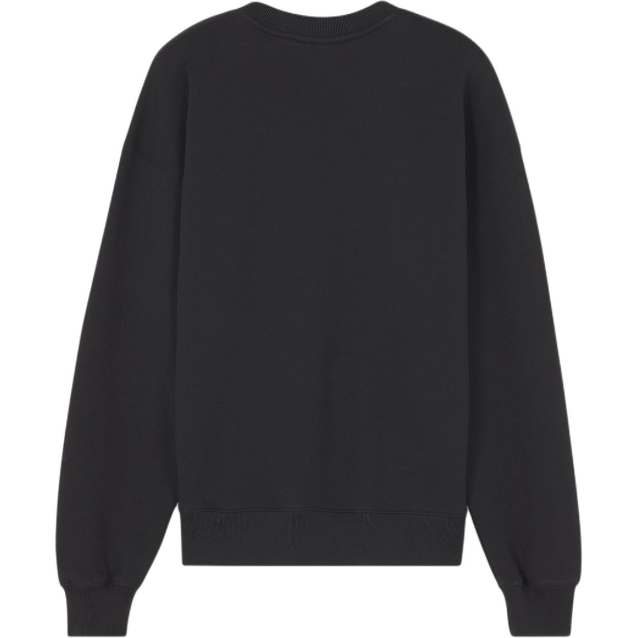 Lookbook (W) Maison Kitsune 狐狸头标志长袖黑色卫衣 MW00315KM0307-P199