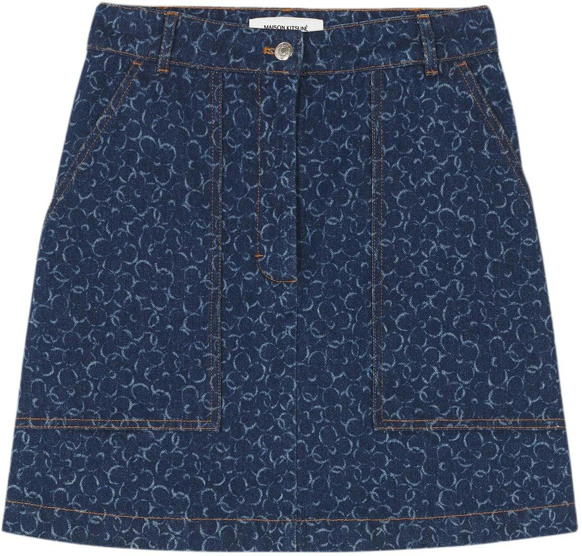 women-maison-kitsune-mini-zipper-pocket-denim-skirt-ss-24-dark-blue-mw-01505-ww-5024-o010