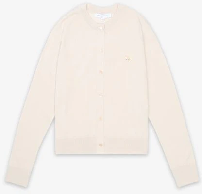(Women) Maison Kitsune Baby Fox Patch Regular Cardigan - Marble / MW00507KT10360134 MW00507KT10360134SS25 Buy (Women) Maison Kitsune Baby Fox Patch Regular Cardigan - Marble / MW00507KT10360134 MW00507KT10360134SS25