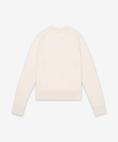 Order (Women) Maison Kitsune Baby Fox Patch Regular Cardigan - Marble / MW00507KT10360134 MW00507KT10360134SS25