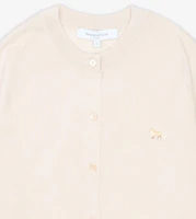 Lookbook (W) 메종 키츠네 베이비 폭스 패치 레귤러 가디건 - 마블 / MW00507KT10360134 MW00507KT10360134SS25