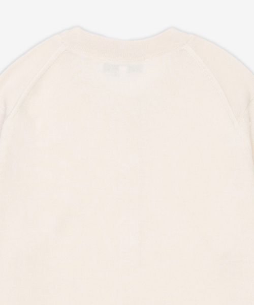 Shop (Women) Maison Kitsune Baby Fox Patch Regular Cardigan - Marble / MW00507KT10360134 MW00507KT10360134SS25