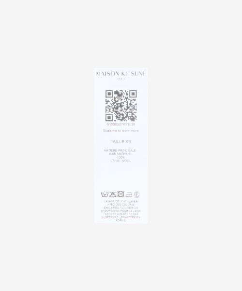 Cheap (Women) Maison Kitsune Baby Fox Patch Regular Cardigan - Marble / MW00507KT10360134 MW00507KT10360134SS25