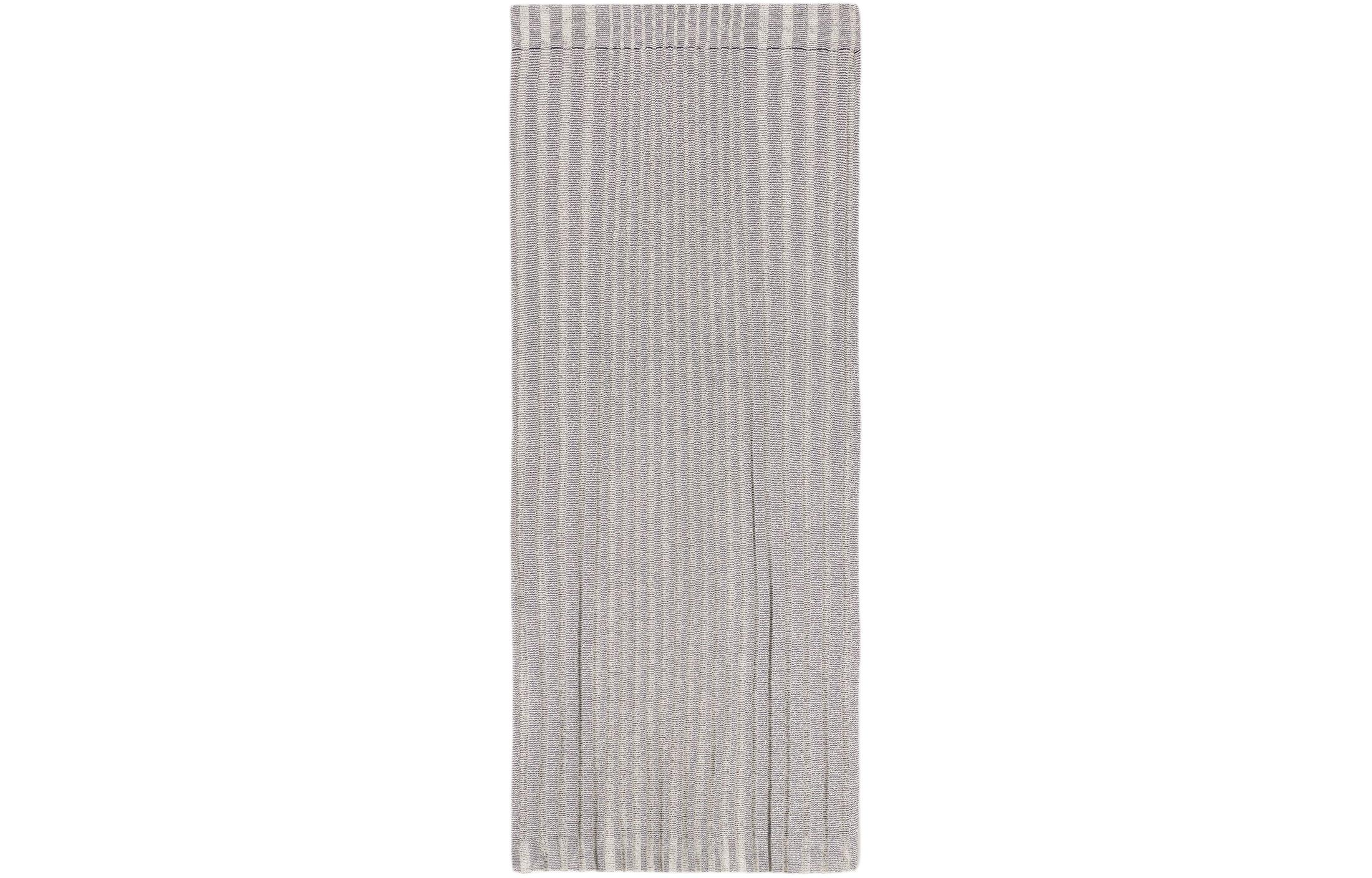 Lookbook (W) Maison Kitsune Baby Fox SS24 Baju Santai Logo Panjang Kelabu. MW01510KT1104-P476