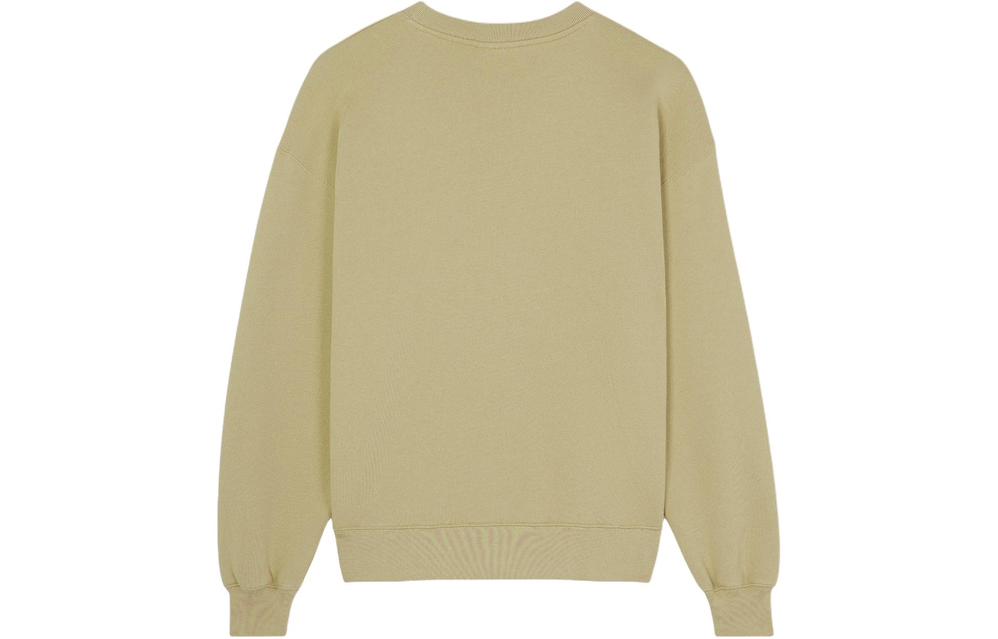 Lookbook (Women) Maison Kitsune Beige Fox Patch Crewneck Sweatshirt SS24 MW00315KM0307-P357
