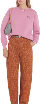 (W) Maison Kitsune Sudadera Rosa Claro Fox Patch Manga Larga Crewneck SS24 MW00315KM0307-P625 Shop (W) Maison Kitsune Sudadera Rosa Claro Fox Patch Manga Larga Crewneck SS24 MW00315KM0307-P625