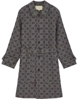 Order (W) 메종 키츠네 FW21 그레이 슬림핏 노치드 라펠 트렌치코트 EU02214WM3003-AN