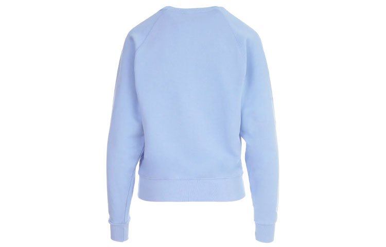 Lookbook (Women) Maison Kitsune FW21 Blue Letter Logo Crewneck Sweatshirt HW00313KM0001-P426