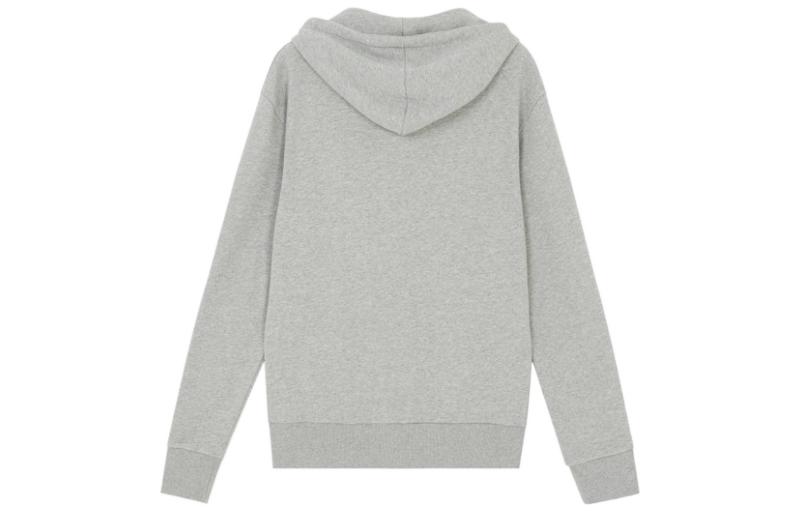 Lookbook (Women) Maison Kitsune FW21 Logo Embroidered Pullover Sweatshirt AU00307KM0001-GRM