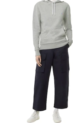 (Women) Maison Kitsune FW21 Logo Embroidered Pullover Sweatshirt AU00307KM0001-GRM Shop (Women) Maison Kitsune FW21 Logo Embroidered Pullover Sweatshirt AU00307KM0001-GRM