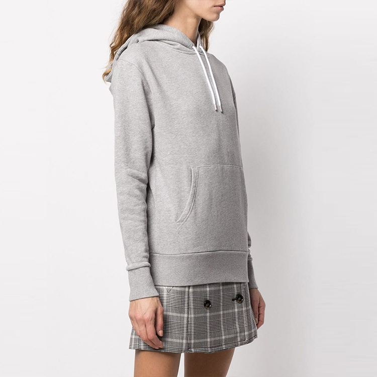 Cheap (Women) Maison Kitsune FW21 Logo Embroidered Pullover Sweatshirt AU00307KM0001-GRM