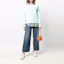 Lookbook (Women) Maison Kitsune FW21 Pullover Solid Long Sleeve Sweatshirt Light Blue HW00315KM0001-P400