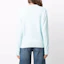 Shop (Women) Maison Kitsune FW21 Pullover Solid Long Sleeve Sweatshirt Light Blue HW00315KM0001-P400
