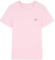 (Women) Maison Kitsune FW23 Fox Patch Pink Short Sleeve T-Shirt LW00105KJ0008-P603 (Women) Maison Kitsune FW23 Fox Patch Pink Short Sleeve T-Shirt LW00105KJ0008-P603