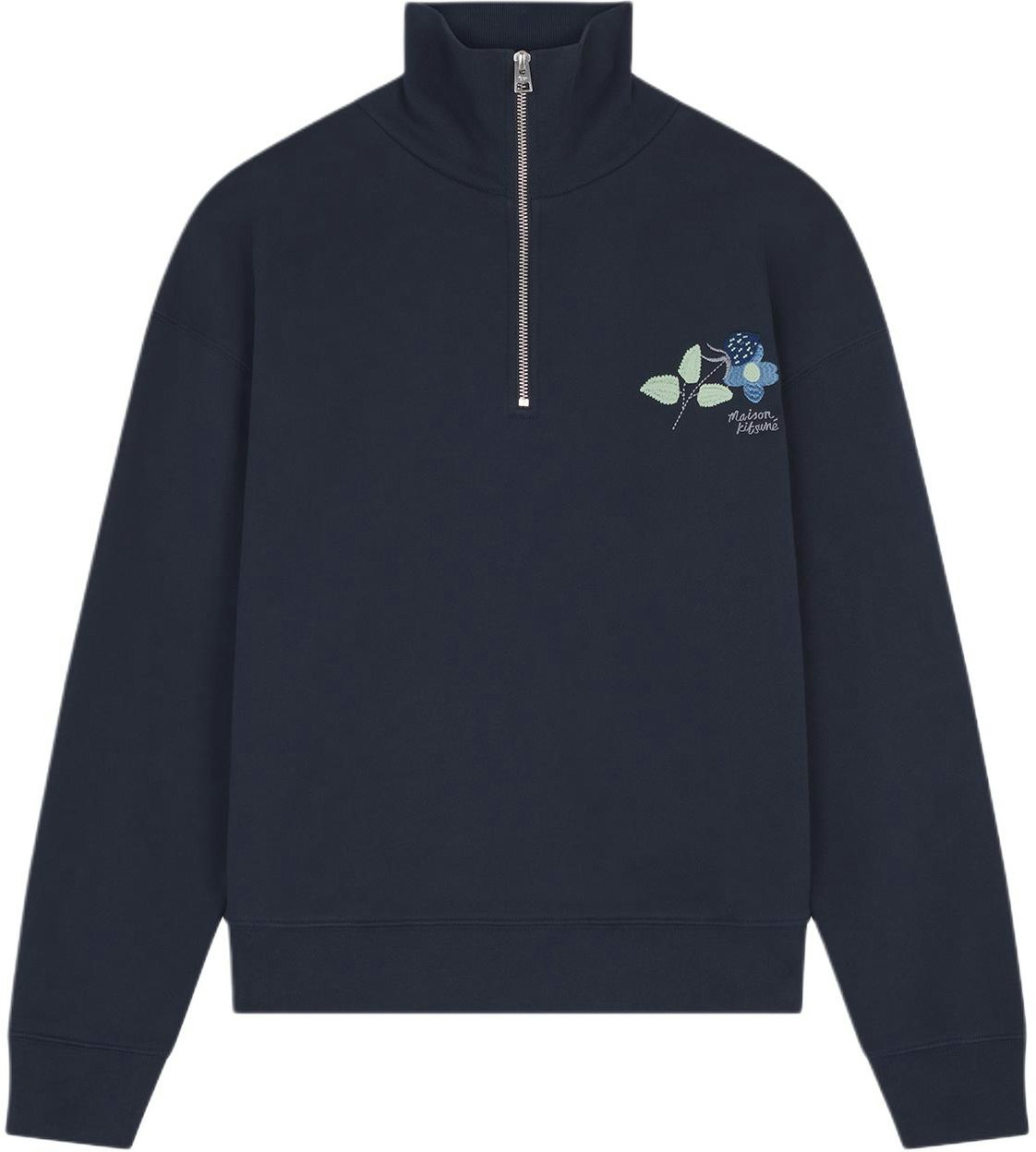 women-maison-kitsune-fw-24-navy-blue-embroidered-oversized-long-sleeve-sweater-nw-00305-km-0325-p480