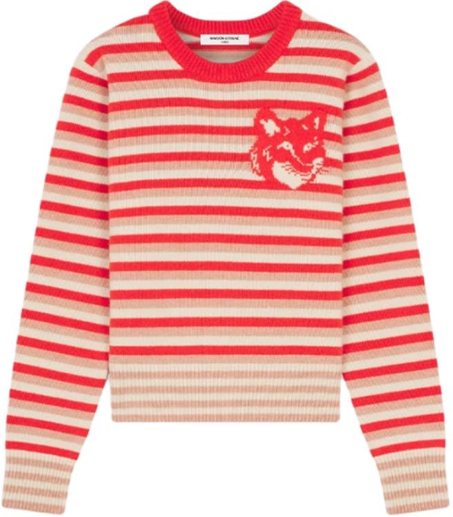 women-maison-kitsune-fw-24-classic-fox-head-striped-retro-knit-sweater-women-red-white-nw-00804-km-0329-0019