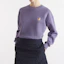Purchase (W) Maison Kitsune FW24 徽章舒適長袖運動衫 天藍色 MW00309KM0307-P549