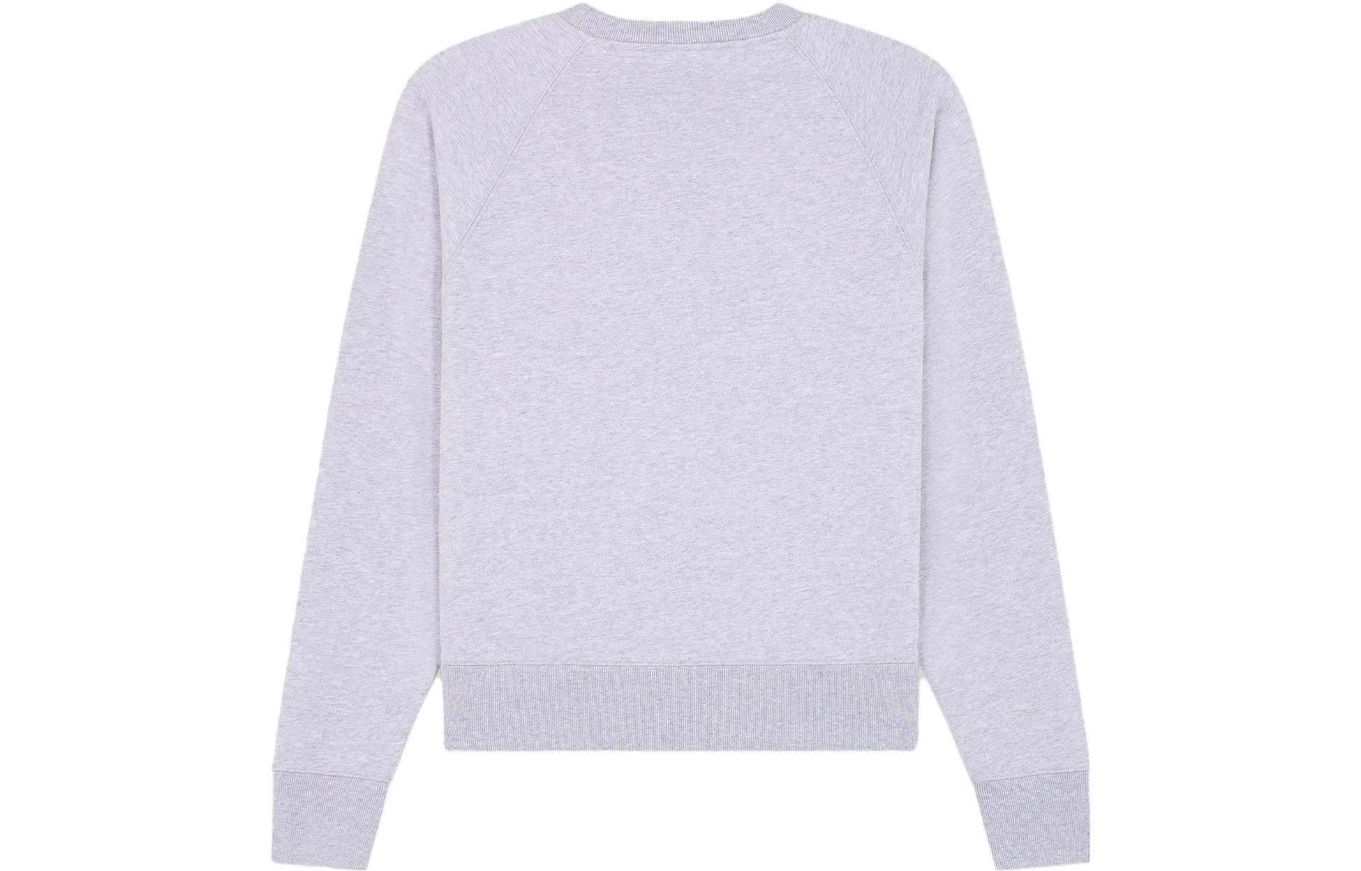 Lookbook (Women) Maison Kitsune Grey Alphabet Cartoon Graphic Pullover Sweatshirt for Women LW00301KM0001-H120