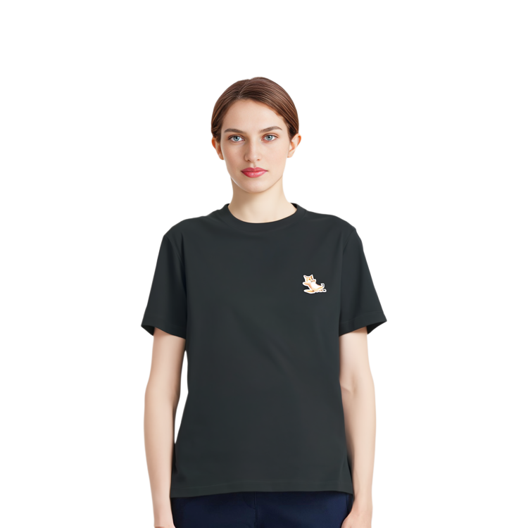 Purchase (W) 美松狐常规版纯色休闲T恤 GU00154KJ0010-NV