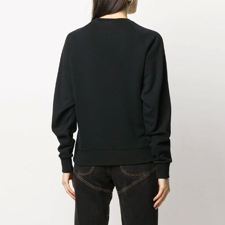 Shop (W) Maison Kitsune SS21 棉質圓領狐狸刺繡長袖上衣 AW00303KM0001