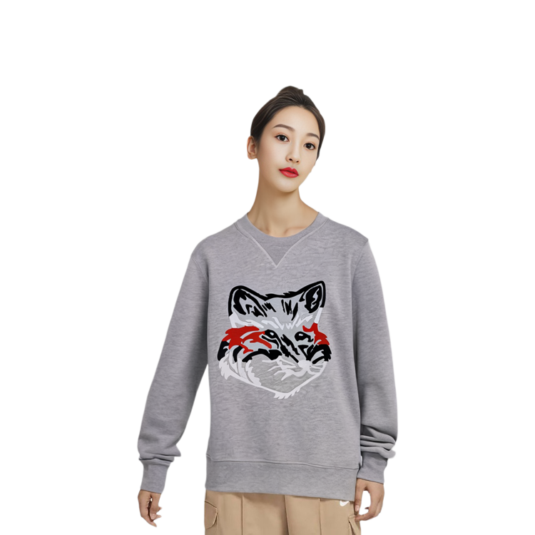 Details for (W) Maison Kitsune SS21 狐狸刺绣休闲卫衣 GW00340KM0017