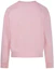 Lookbook (Women) Maison Kitsune SS23 Pink Sweatshirt with Solid Color and Letter Print LW00304KM0001P603