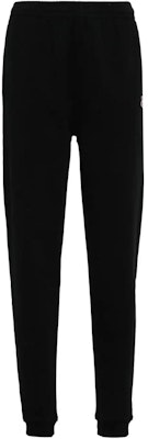 (Women) Maison Kitsune SS24 Black Jogger Sweatpants with Ribbed Embellishments MW01109KM0001-P199 Buy (Women) Maison Kitsune SS24 Black Jogger Sweatpants with Ribbed Embellishments MW01109KM0001-P199
