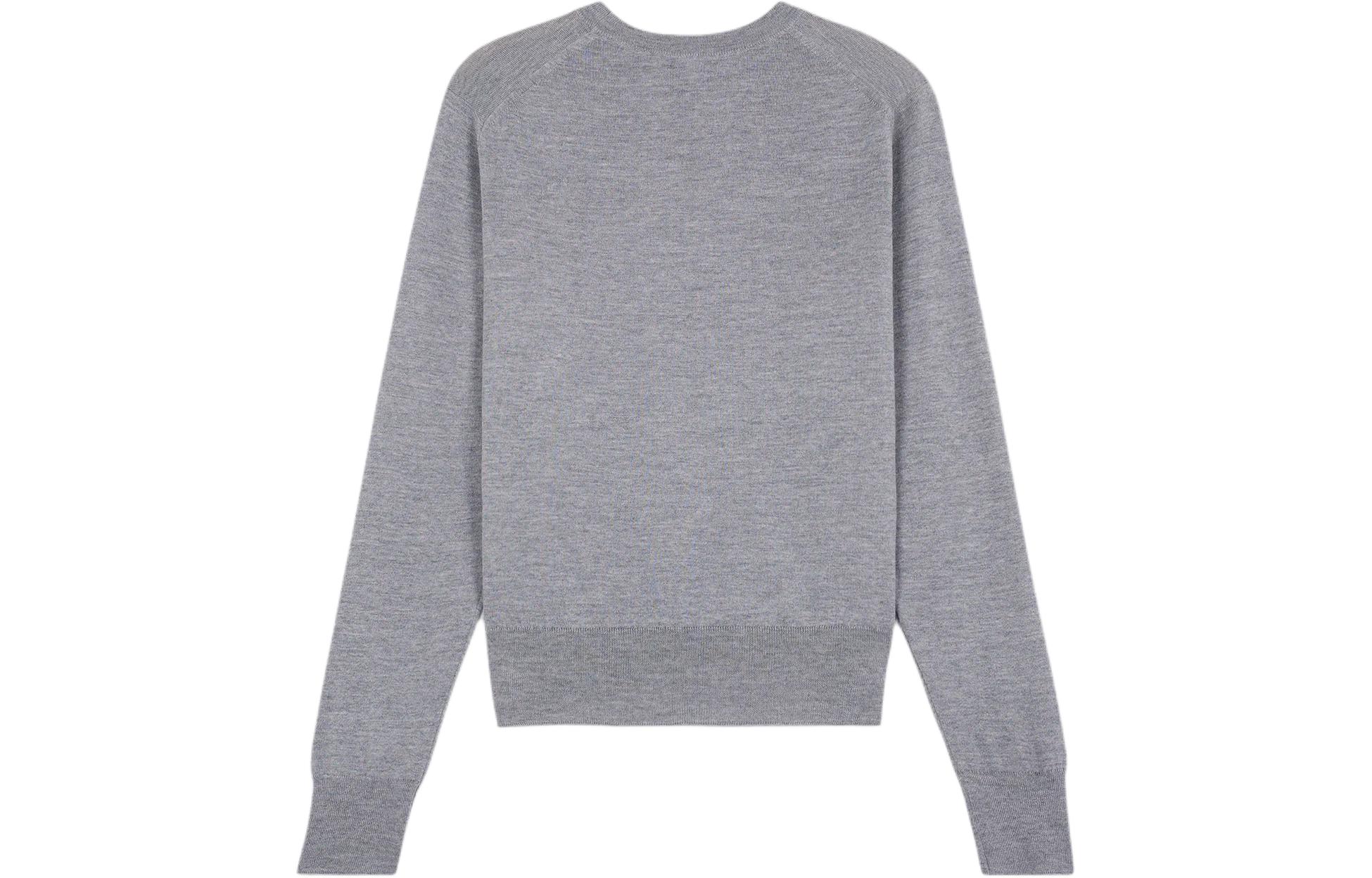 Lookbook (W) 美松狐SS24标志刺绣灰色长袖圆领卫衣 MW00816KT1036-H131