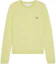 Order (W) Maison Kitsune SS24 經典標誌圓領套頭衫 粉筆黃 LW00302KM0001-P712