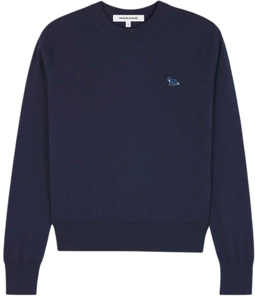 women-maison-kitsune-ss-24-navy-blue-fox-patch-crewneck-sweater-mw-00816-kt-1036-p492