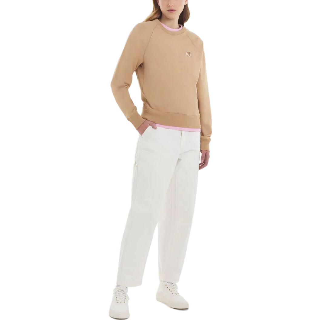 Shop (W) Maison Kitsune 女裝棕狐狸圖案圓領衫 SS23 系列 AW00303KM0001092-P220
