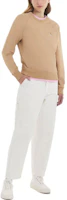 Shop (W) 메종 키츠네 여성 브라운 폭스 그래픽 맨투맨 SS23 컬렉션 AW00303KM0001092-P220
