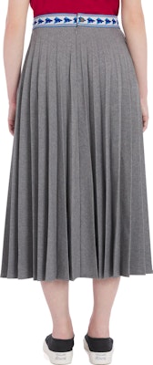 (W) Maison Kitsune x And Wander FW23 動物印花百褶裙 灰色 女裝款 5743282915-P150 Purchase (W) Maison Kitsune x And Wander FW23 動物印花百褶裙 灰色 女裝款 5743282915-P150