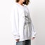 Shop (W) Maison Margiela Sudadera Blanca Cuello Redondo con Logo 3D Impreso S51GU0100S25322-100